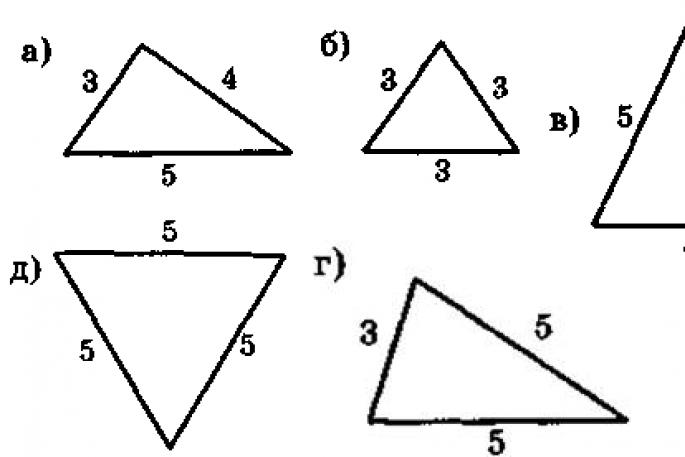 Задачи про равнобедренные треугольники В равнобедренном треугольнике все стороны равны
